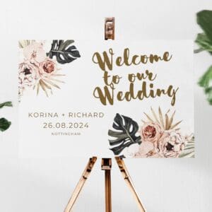 wedding sign