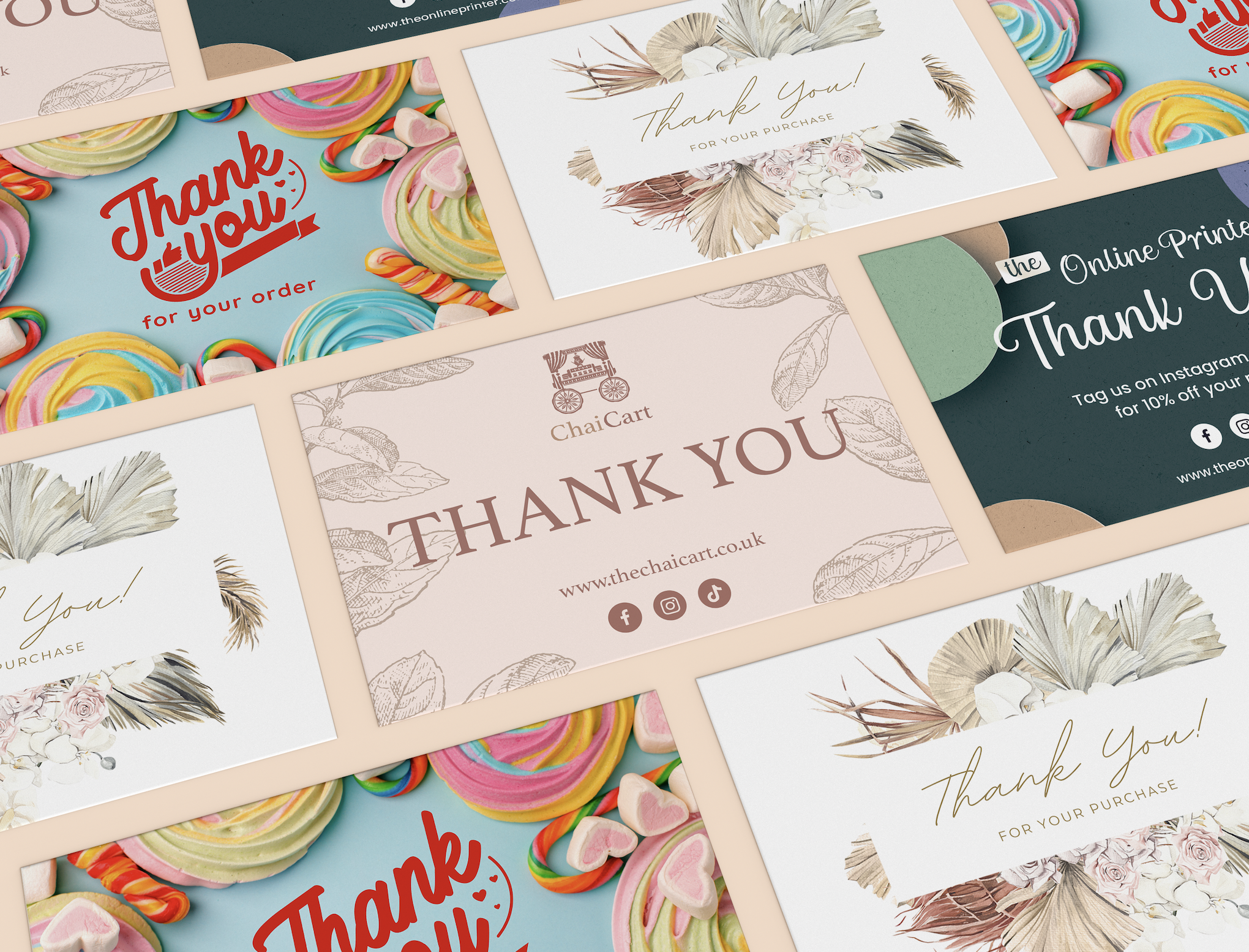 Thank You Business Postcards