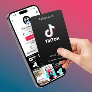 Tiktok Follow Us NFC Card